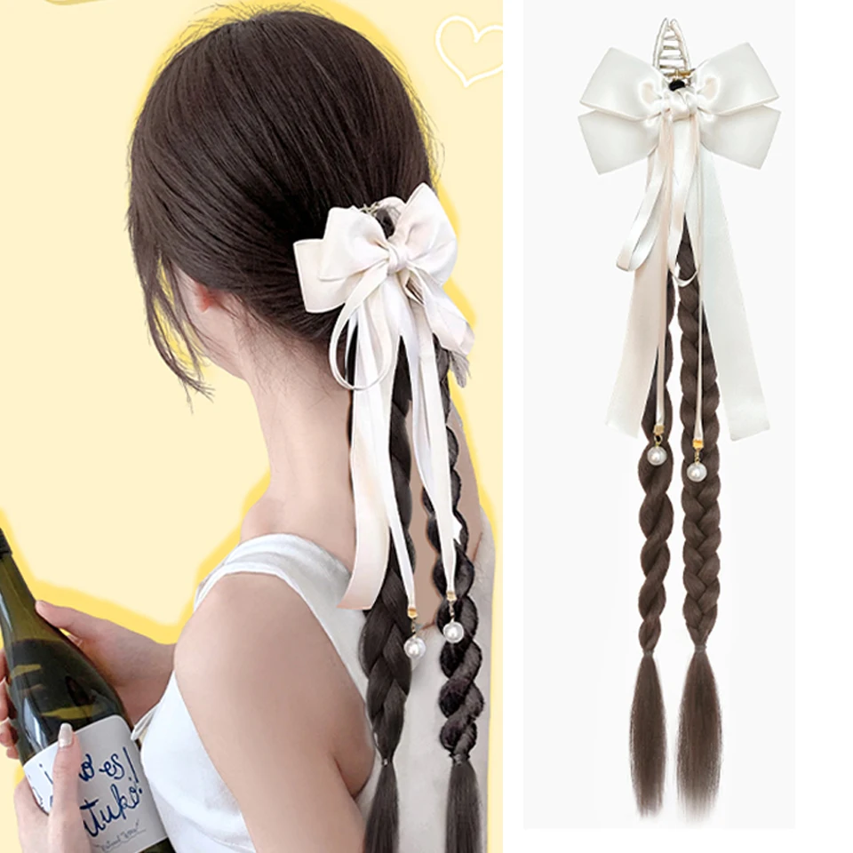 

Synthetic Braided Ponytail HairHair long Braids Hair Extensions Cute Braiding Hair For Daily Party braids