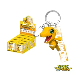 Digimon Adventure Anime Figures Agumon Gabumon Japanese Anime Different Styles of Cute Cartoon Anime Characters Stereo Key Chain