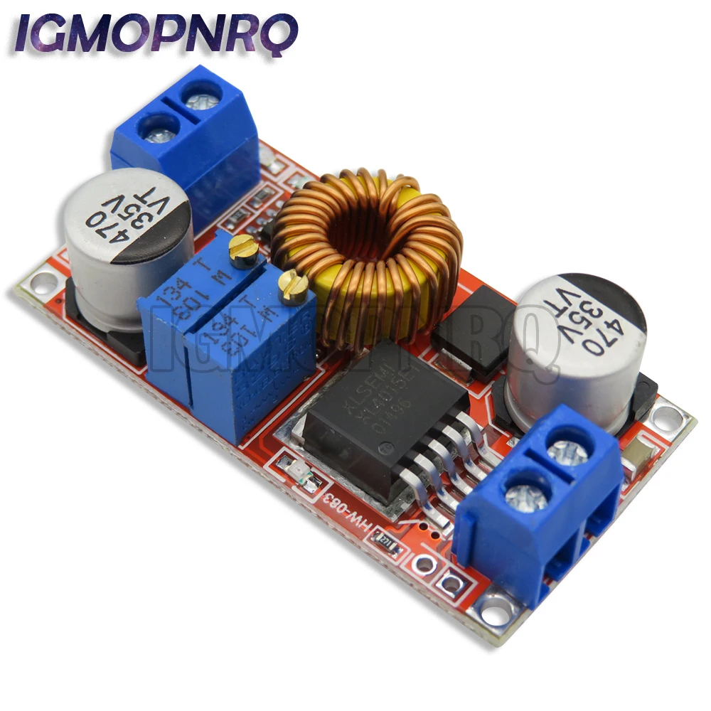 XL4015E1 Adjustable Power Converter CC CV Lithium Battery DC Step-down Charger Board 5-32V To 0.8-30V 5A LED Driver DC-DC