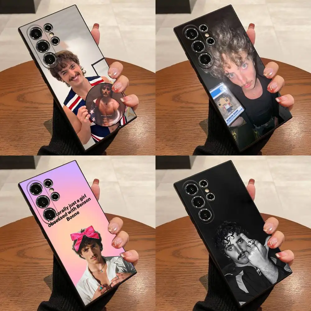 

Phone Case For Samsung S25,S24,S21,S22,S23,S30,Ultra,S20,Plus,Fe,Lite,5G American B-Benson Heart Boone Black Box