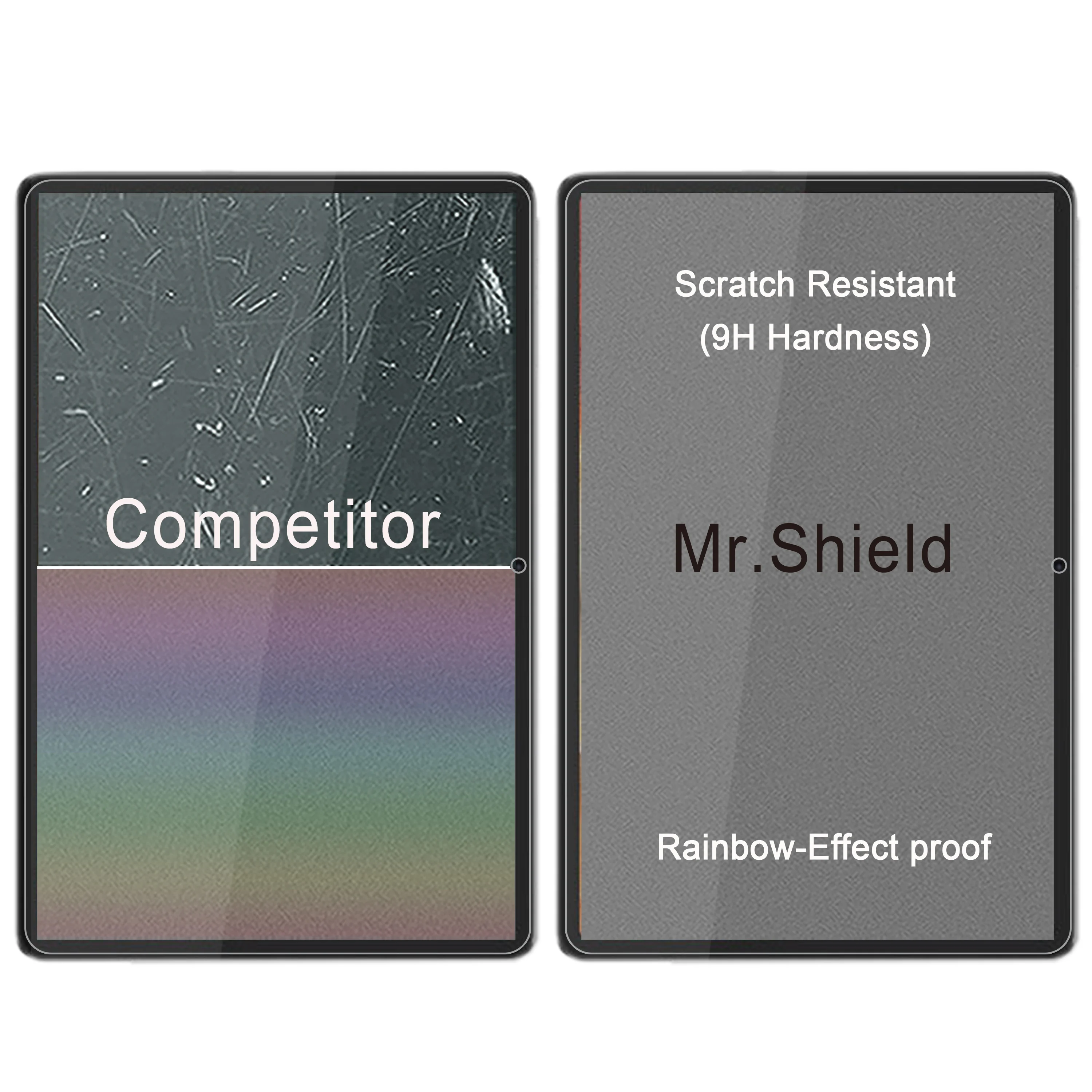Mr.Shield [2-PACK] Screen Protector For Blackview Tab 7 Wifi Tablet [Wifi Version ONLY] [Tempered Glass] [9H Hardness]