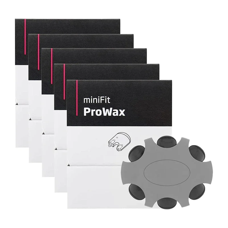5 Packs Hearing Wax Guards Filters For Minifit Prowax Hearing Aids Replacement Parts Supplies Cleaning Kit Accessories