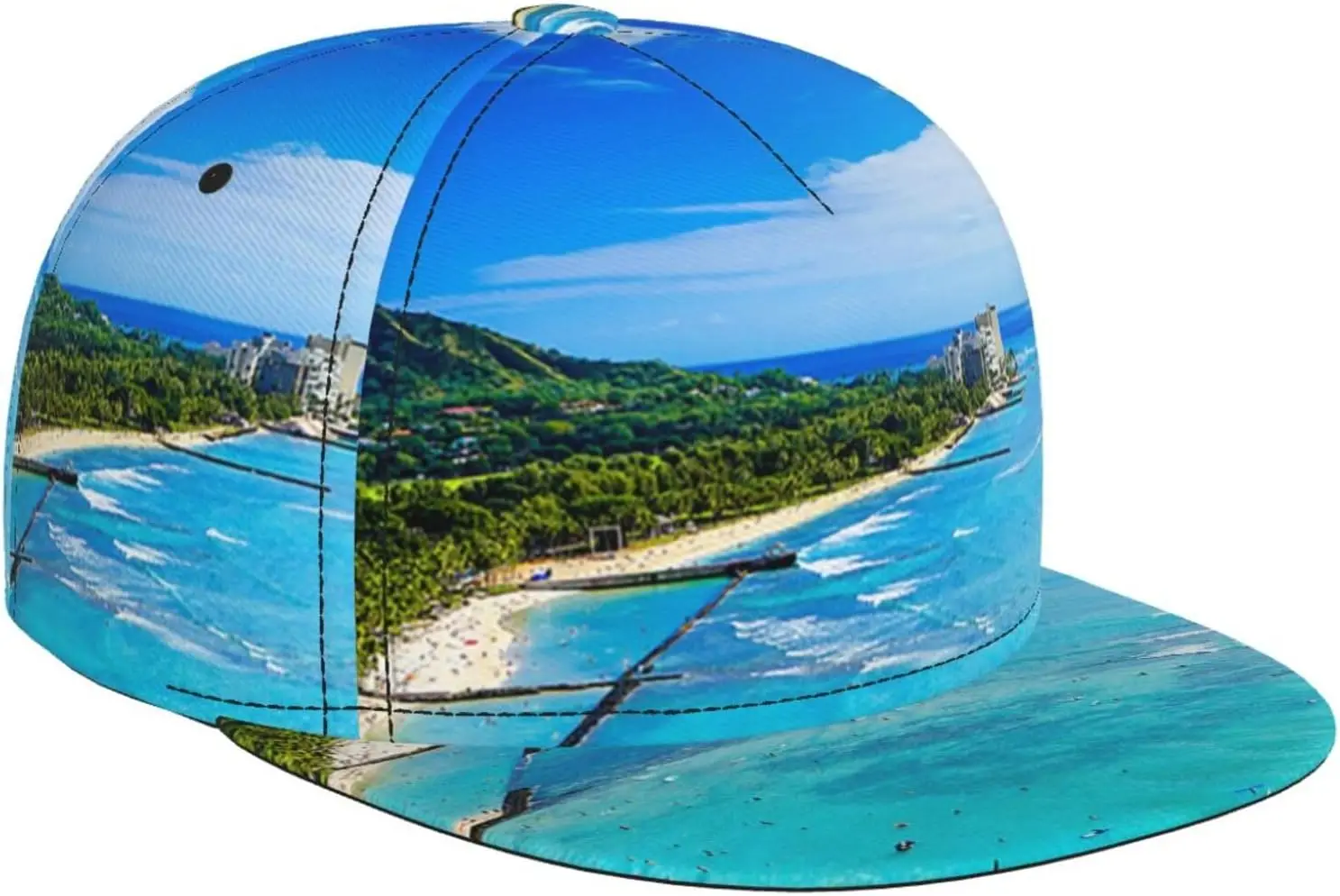 Mens Baseball Hat Cap Sea Beach and Island Hawaii Funny Dad Cap Golf Hat Cozy Adjustable One Size