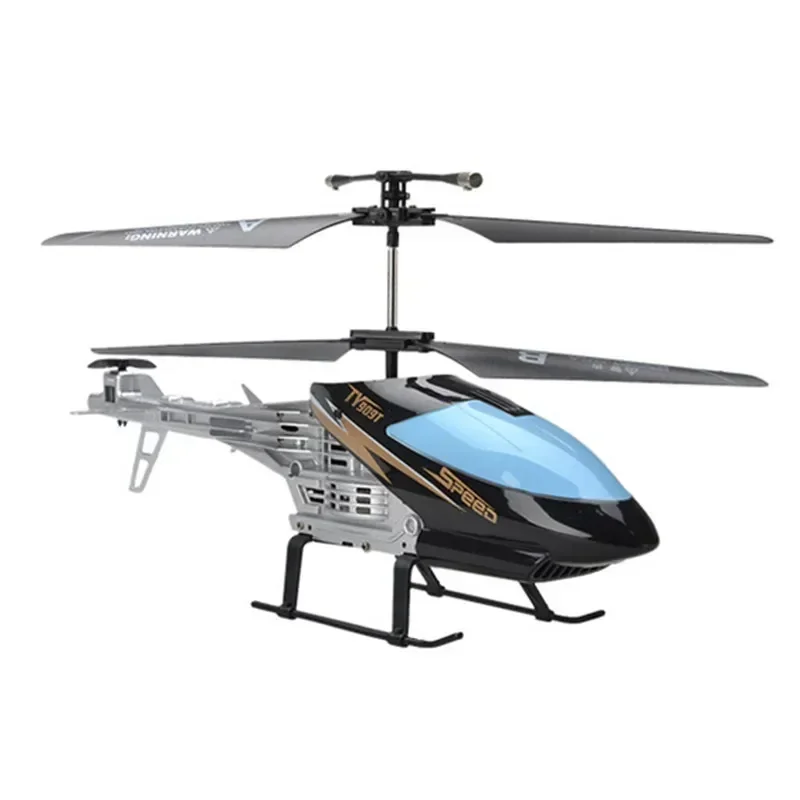 2 Pass Alloy Remote Control Airplane USB Charging Helicopter With Light Wireless Aircraft Toy Children Birthday Christmas Gift