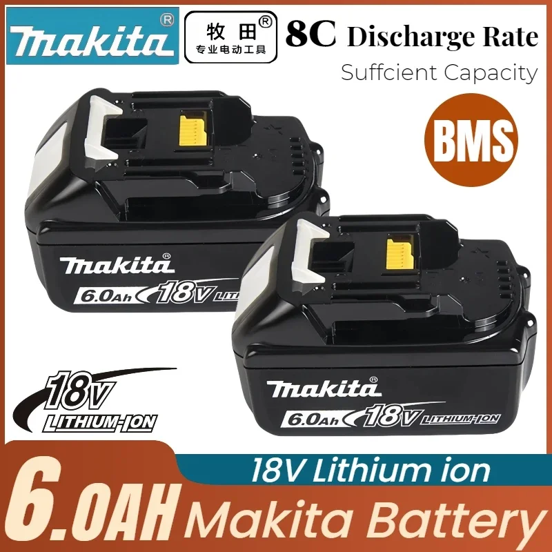 

BL1860b battery Makita 3Ah/5Ah//6Ah Makita 18V Battery BL1860 BL1850B BL1850 BL1840 BL1830 BL1815 Replacement Lithium Battery