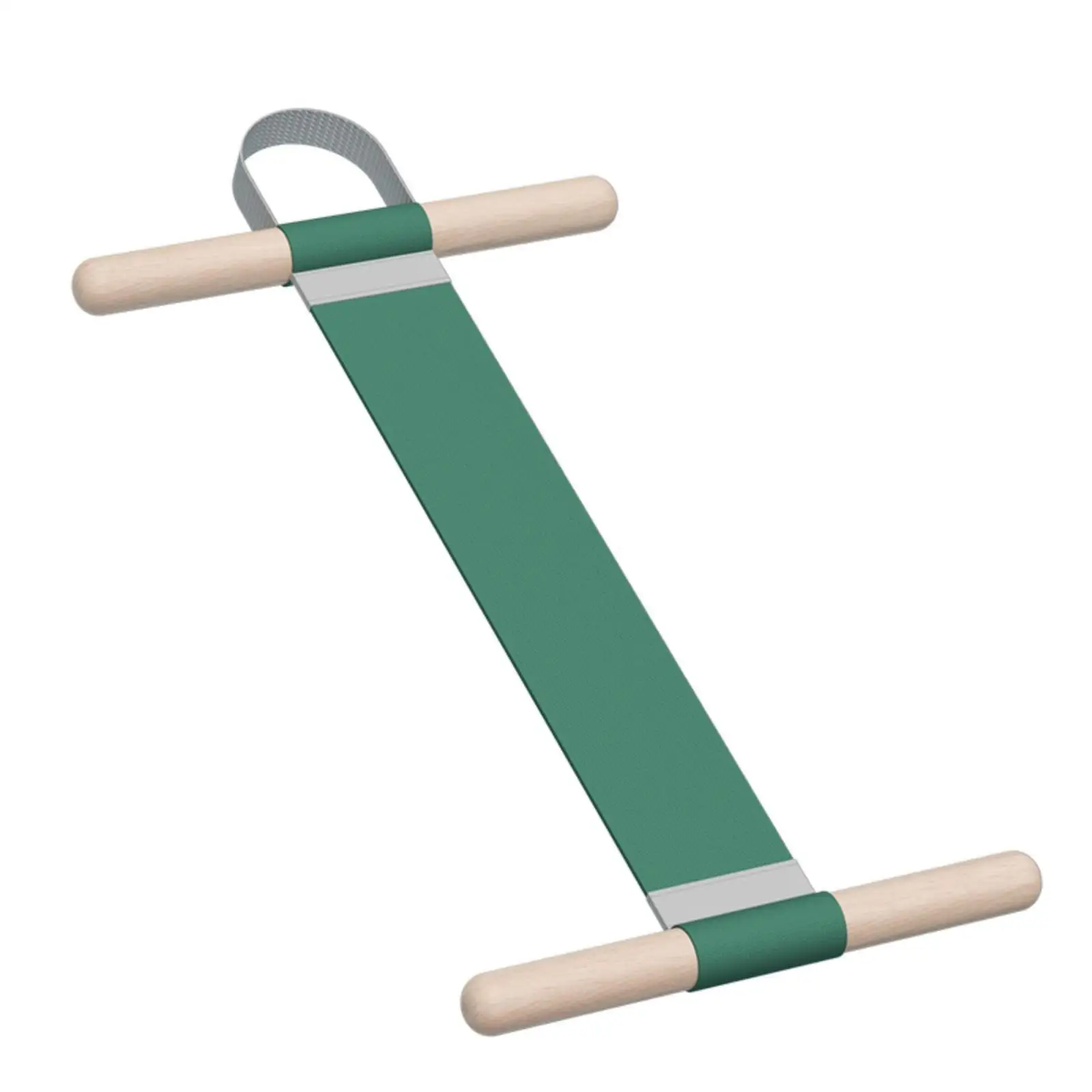 Resistance Band with Wooden Handles Versatile Beech Wood Handle Resistance Exerciser Back Exercise Band for Home Workouts,
