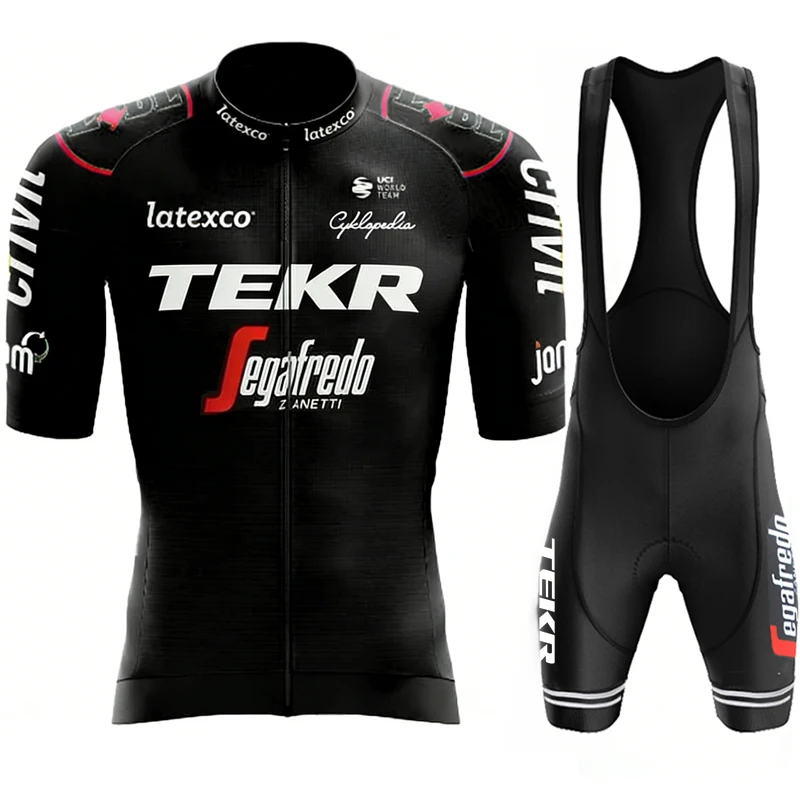 

Cycle Jersey Short Sleeves Cycling Bib Pants Man Mtb Road Bike Uniform Jerseys Mens Clothes Sets to Dress Clothing Men's Gel Set