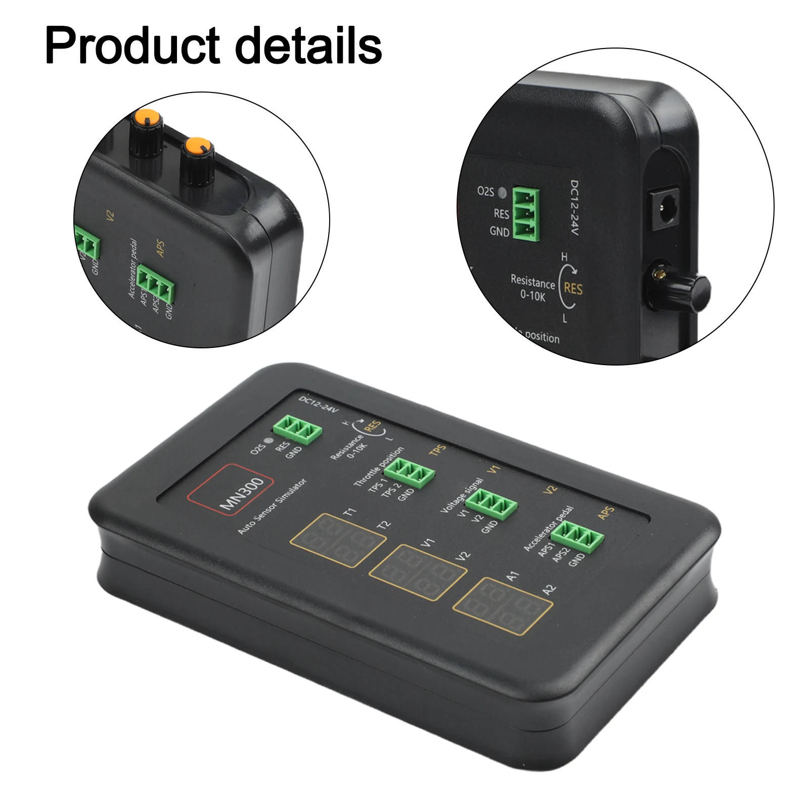 Automotive Sensor Simulator MN300 Analog Voltage & Resistance Signals for Throttle Position Oil Pressure and More