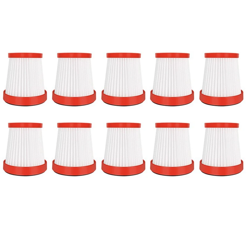A76I-Replacement Spare Parts Hepa Filter For Deerma VC01 Handheld Vacuum HEPA Filter Dust Cleaner Accessories 10Pcs