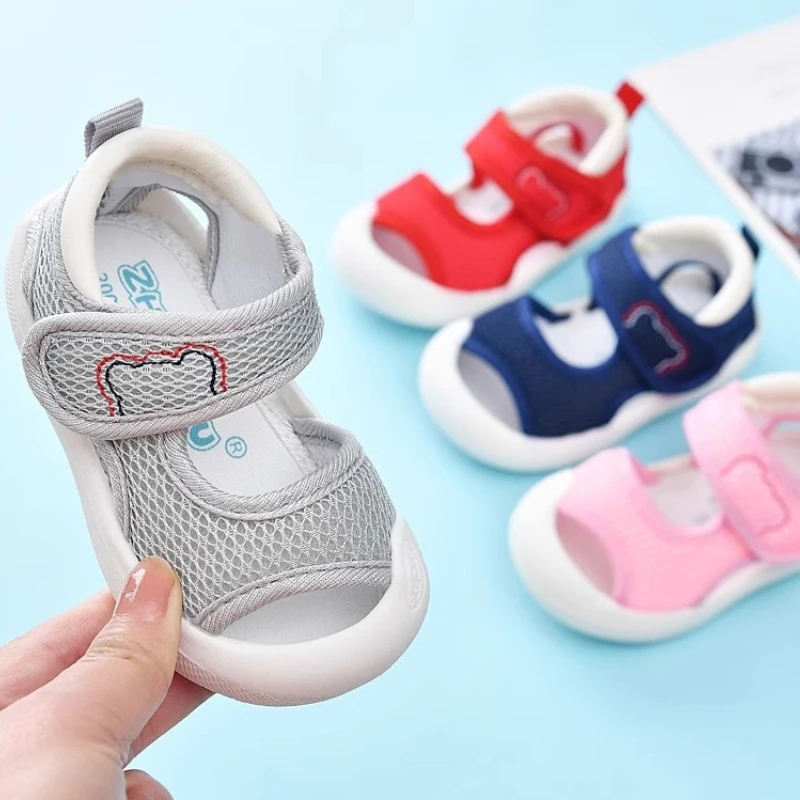 Baby Walking Sandal 2026summer New Classic Wear-resistant Child Soft Sole Singleshoe Casual Children1-3years Slip Walking Sandal