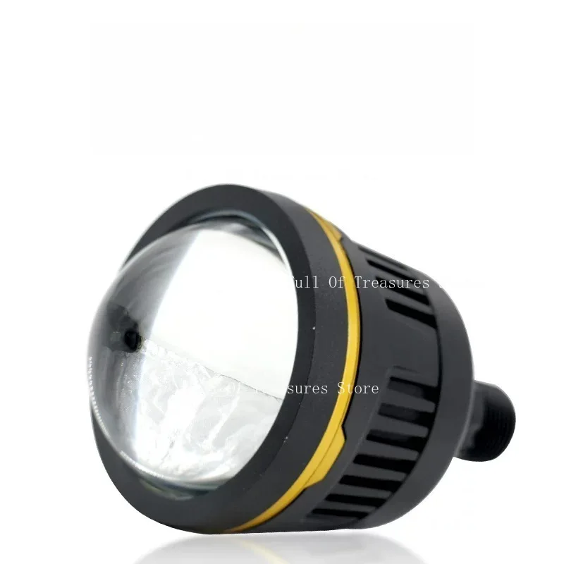 LED High Beam Projector Lens Module Wide & Long Range High Beam Cannon Car Headlight Retrofit Upgrade Parts