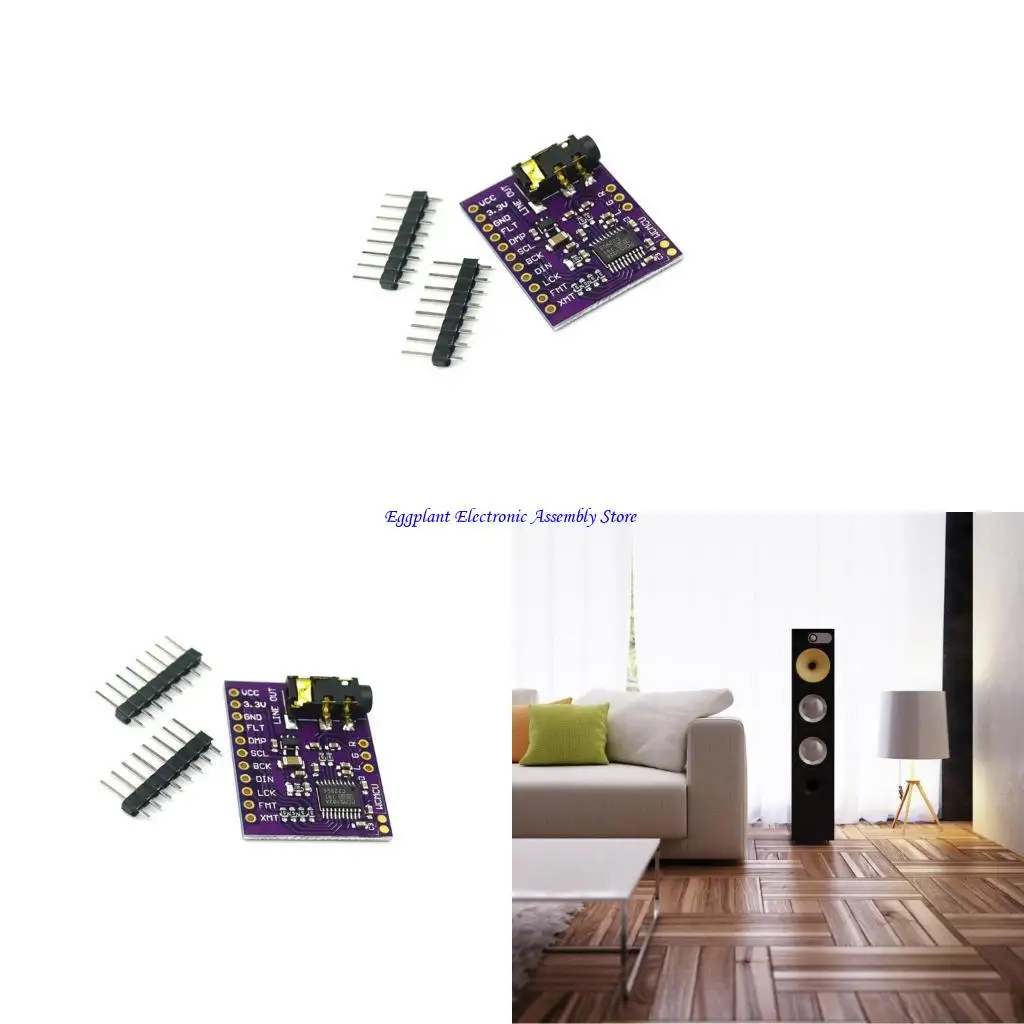 E28D Digital Audios Decoders Board With HiFi Output For Raspberry Projects Integration
