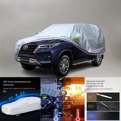For Toyota Fortuner fit Outdoor Protection Full Car Covers Snow Cover Sunshade Waterproof Dustproof Exterior Car cover