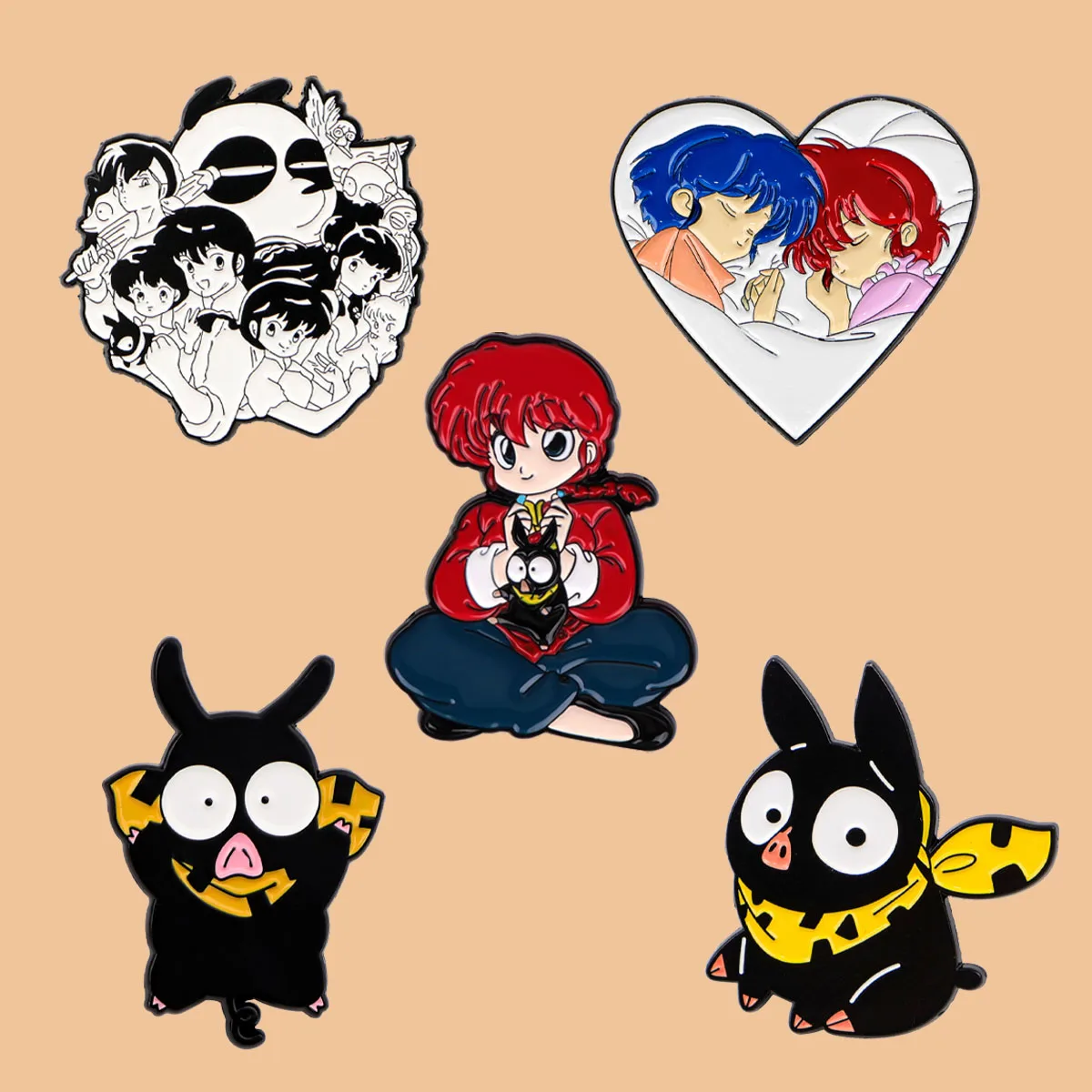 Alfileres de personajes de dibujos animados, insignias clásicas de Anime, broches para ropa, Pin esmaltado, insignias para mujer, accesorios de joyería, regalos para niños