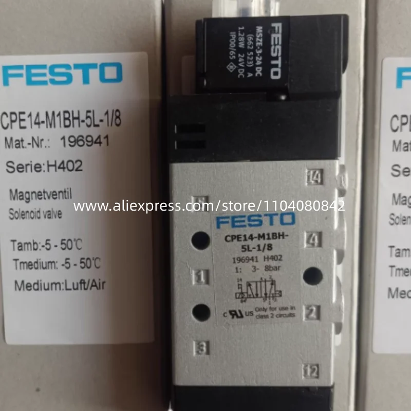 New original Festo Valve 196939-CPE14-M1BH-5J-1/8 196941-CPE14-M1BH-5L-1/8