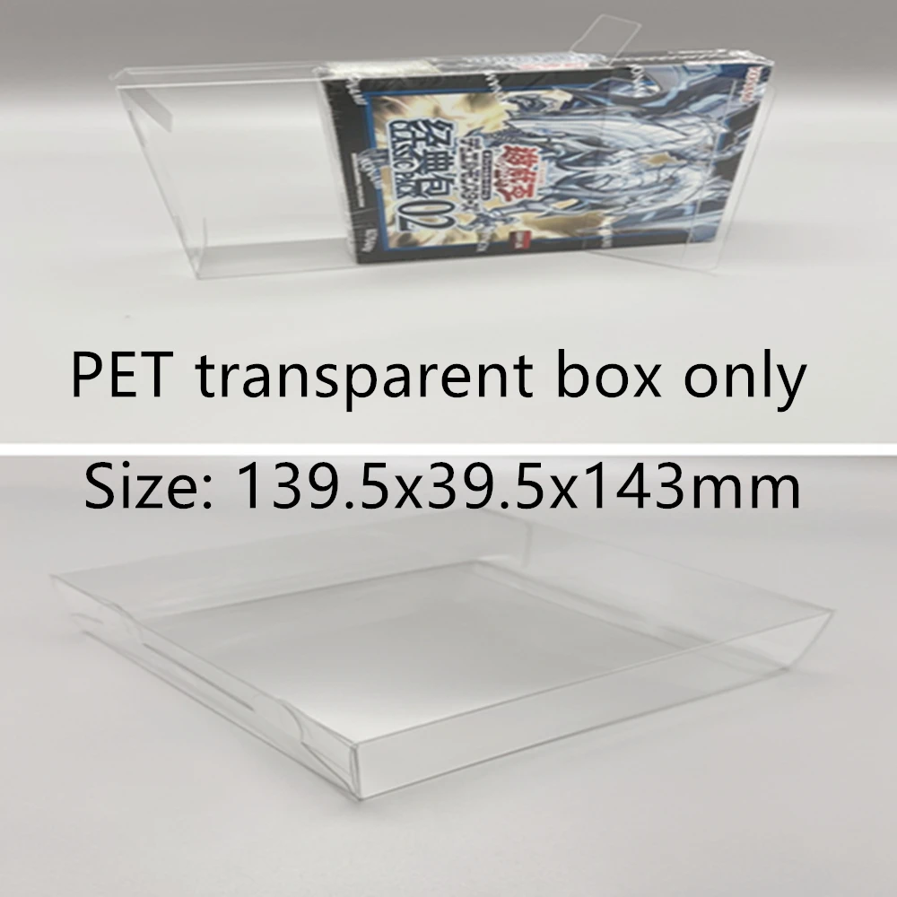

Dustproof Clear Storage Box for Yu-Gi-Oh! Trading Card Game/KONAMI Card Display Plastic Protector Case for TCG PET Boxes