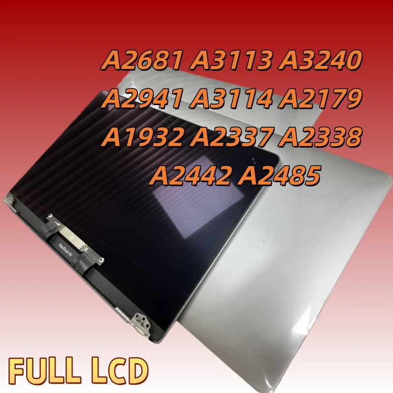 New MacBook Retina LCD Screen Display Assembly A2681 A3113 for A2337 A2338 A3240 A2941 A3114 A2179 A1932 Laptop Monitor Replacem