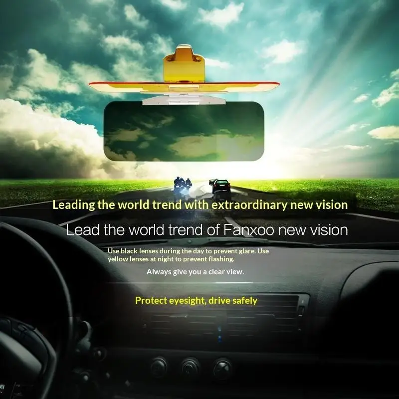 Auto-Sonnenblenden-Fahrbrille, blendfrei, lichtschutz, bruchsichere Gläser für Langstreckenfahrten – Detail 7