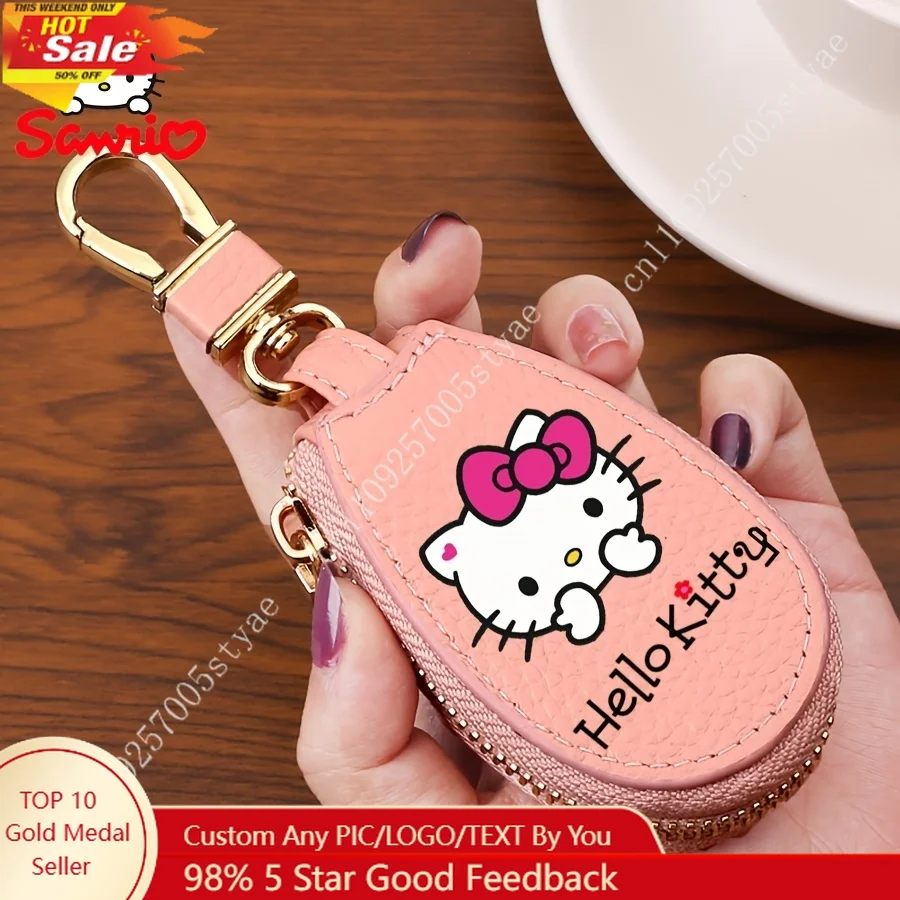 

Sanrio Hello Kitty 1pc Key Pouch Cartoon Style Universal Portable Large Capacity Multifunctional