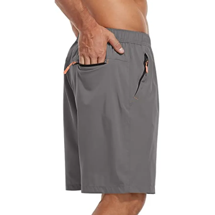 

Мужские спортивные шорты SPOSULEI для походов, водонепроницаемые, быстросохнущие, легкие, для активного отдыха, с карманами на молнии