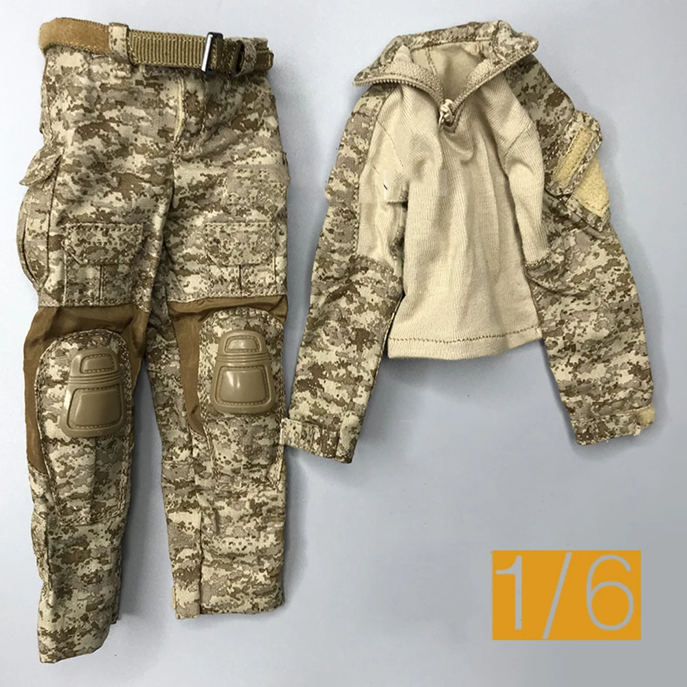 1/6th DAMTOYS DAM 87040 SEAL Special Army Soldier K9 Combat Uniform Tops Pant Model For 12inch Action Figures Collectable