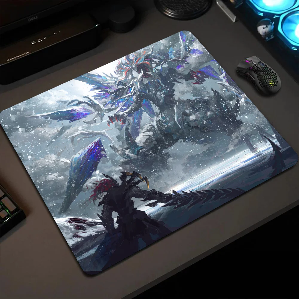 YuGiOh Game Mousepad Small LockEdge Mouse Pad For Gamers Computer Desk Pad Rectangular Anti-slip Rubber