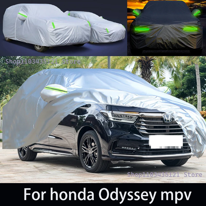 

For honda Odyssey mpv Outdoor Protection Full Car Covers Snow Cover Sunshade Waterproof Dustproof Exterior Car accessories