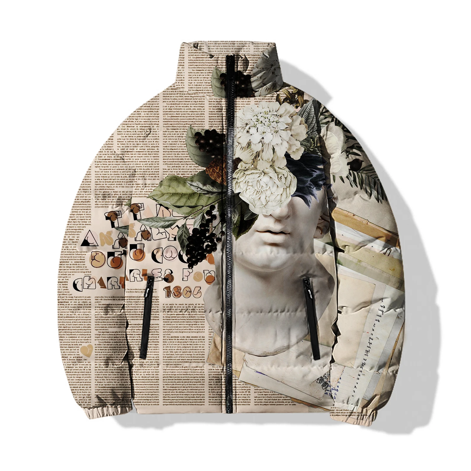 Abrigos con estampado de tendencia de moda para hombre, chaquetas con estampado Digital 3D personalizadas, abrigo informal y versátil, cómodo y