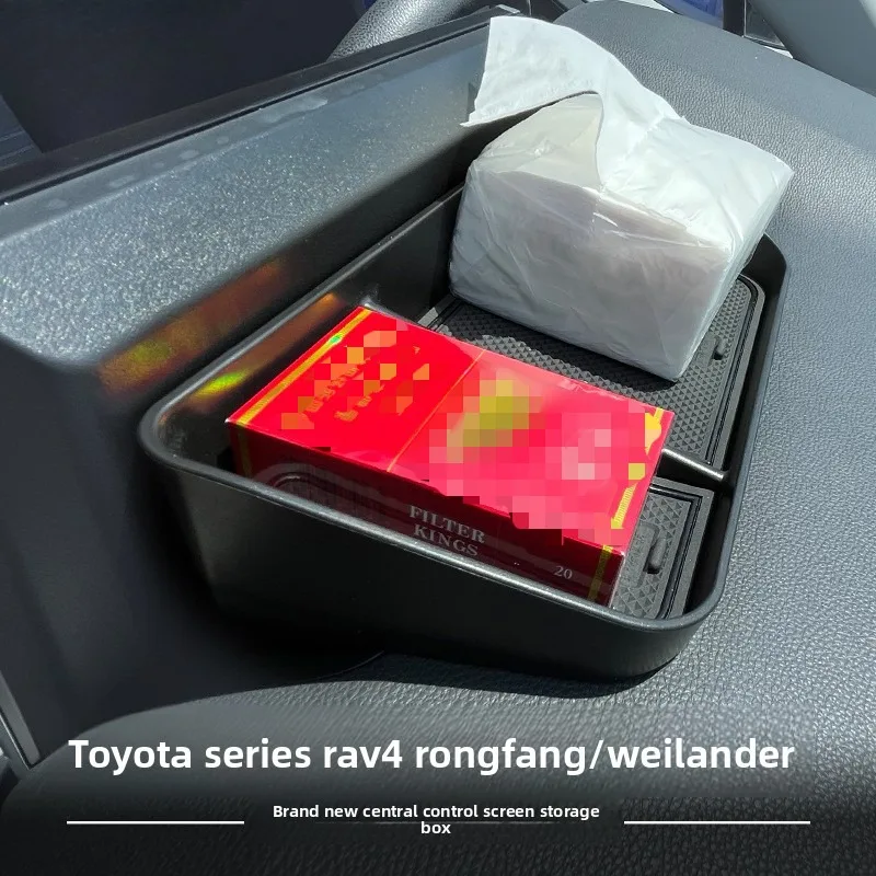 لتويوتا RAV4 XA50 2019 ~ 2025 RAV 4 الهجين سيارة مركز وحدة التحكم لوحة القيادة درج منظم مسند الذراع صندوق تخزين الملحقات الداخلية