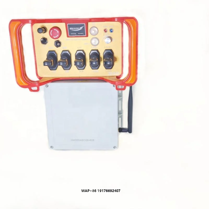 

Industrial Waterproof Crane Remote Control for Car Use with Rechargeable Battery and 5 Buttons