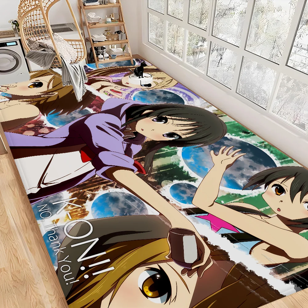 

K-ON!! Floor Mat Rectangle Anti-slip Home Soft Badmat Front Door Indoor Outdoor Mat Welcome Doormat