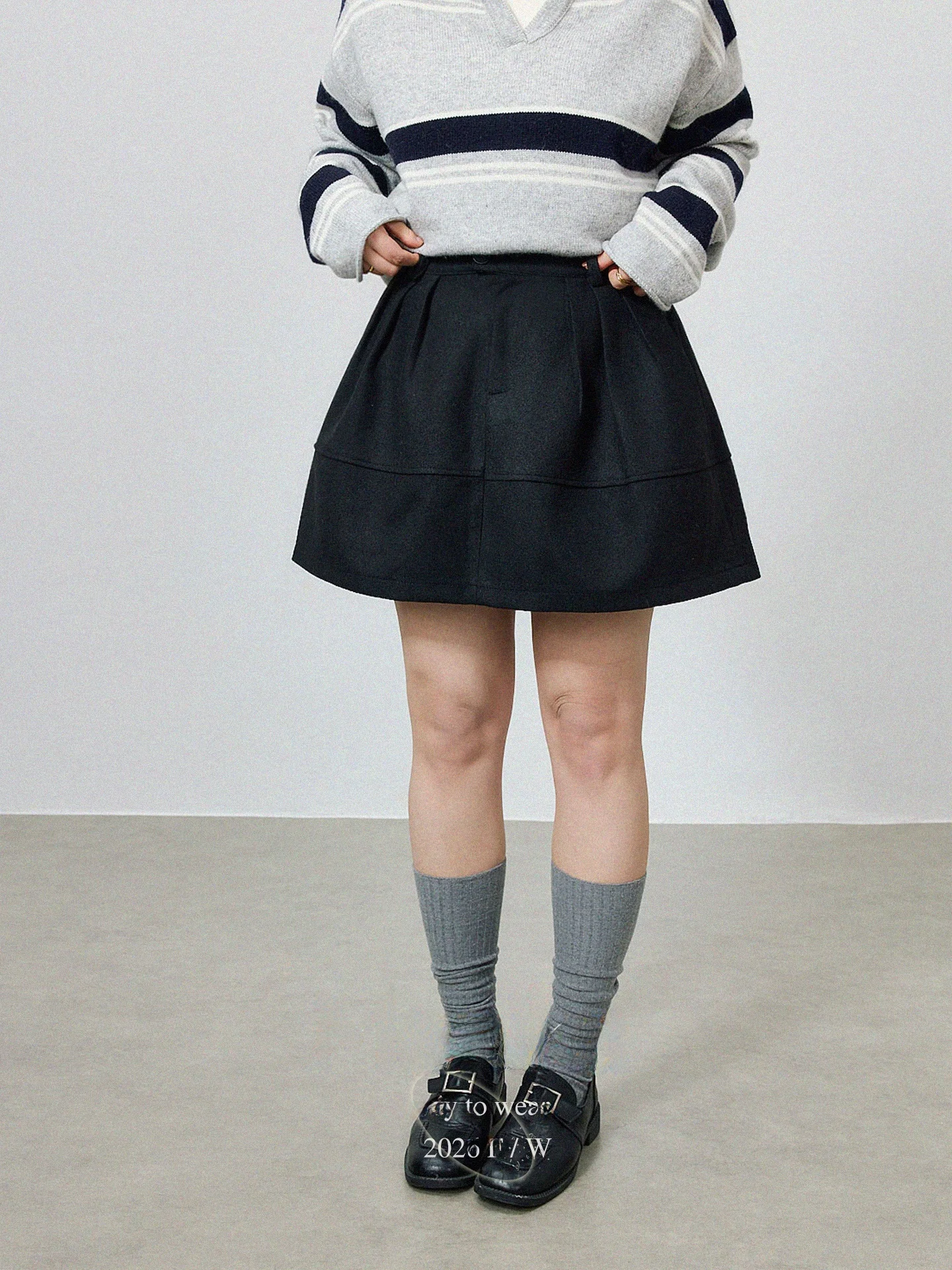 

Женская твидовая юбка больших размеров в стиле ретро с завышенной талией, юбка-тюльпан, осенне-зимняя новинка, А-силуэт для полных женщин