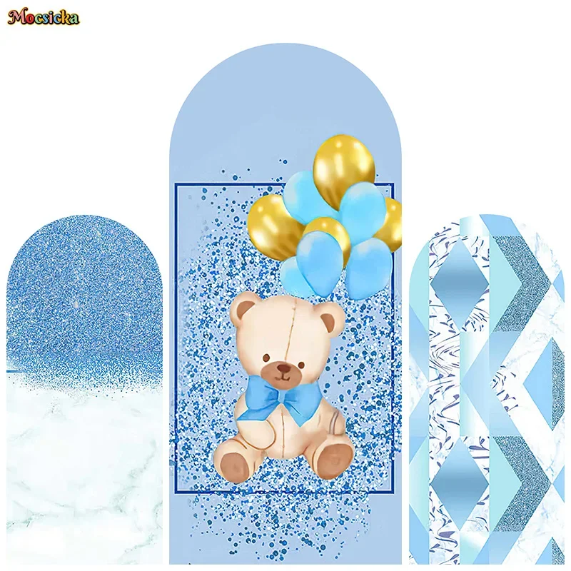 Mocsicka Happy Birthday Photography Backdrops Baby Showers Party Decor Arches Portraits Photo Gender Reveal Cake Smash Props