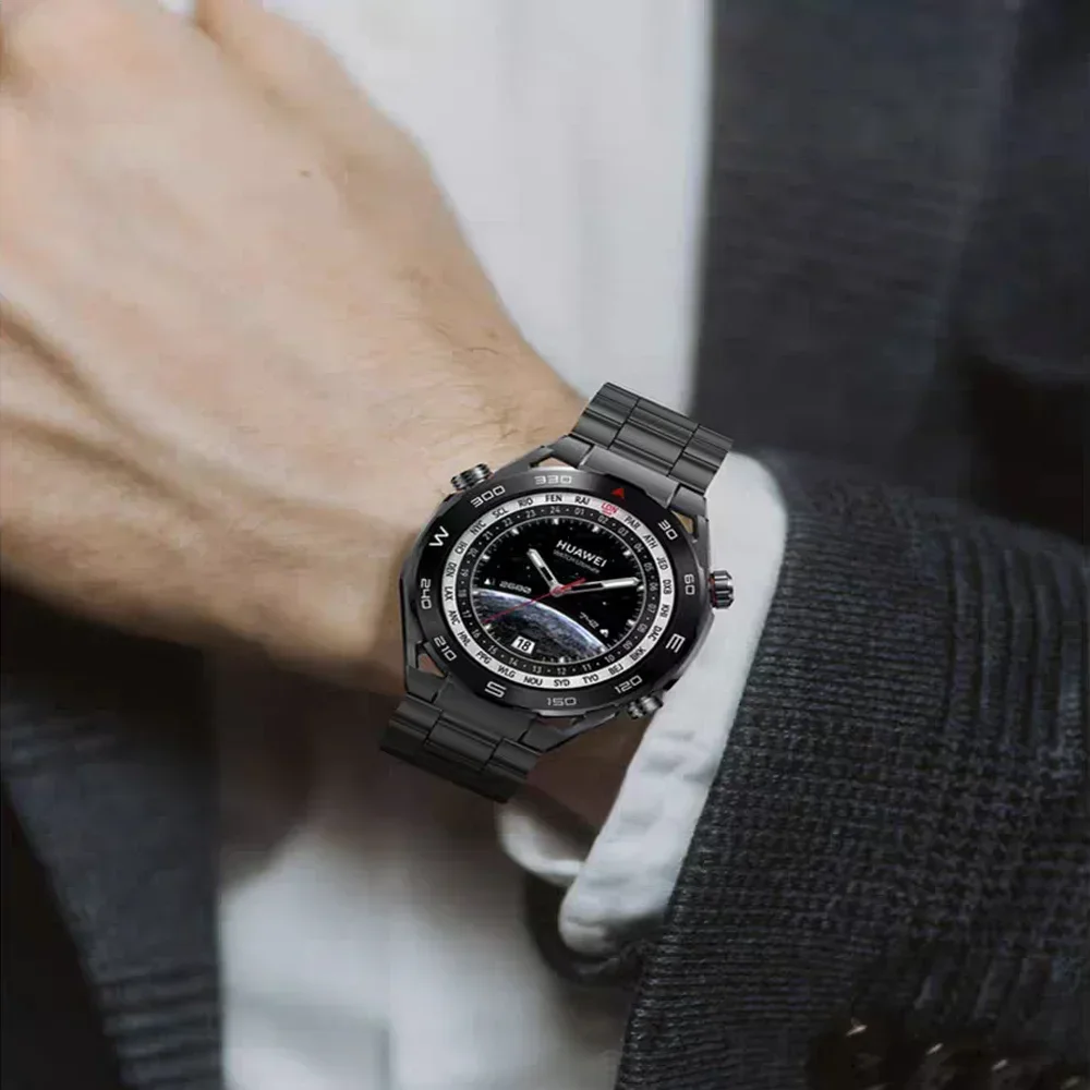 Correa de titanio de 20mm y 22mm para Huawei Watch GT5 Pro, pulsera cómoda de liberación rápida de 46mm para Huawei Watch GT5/GT4 /4/3pro 46mm