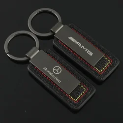 Keychain with car logo, pendant for Mercedes Benz W203, W205, W204, W210, W211, W212, W124, G500, C200, E320, CLA, CLK, GLA, GLK