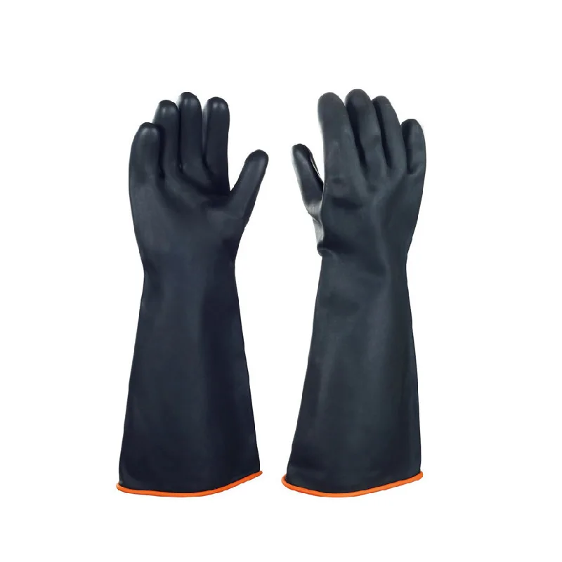 

14"-22" Heavy Duty Chemical Resistant Rubber Gloves Acid Oil Resistant Latex Gloves For Home Industry Work Safety Gloves