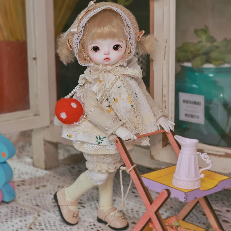 Ramo BJD Doll 1/6 Resin Dolls FullSet Dress Sleeves Art Toys Surprise Gift for Children ShugaFairy