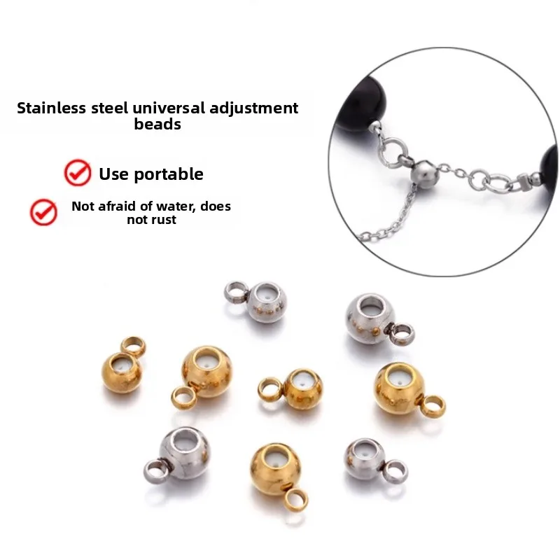 

1PC Stainless Steel Spacer Beads Rings Separators Pendant Gold Charms Jewellery Making Supplies