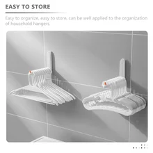 Punch Free Non Punch Hanger Storage Organizer Easy Organize Store Household Hangers Exquisite Craftsmanship Stable Tidy Clean