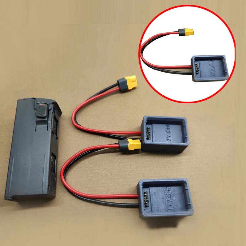 

1 шт., головка зарядного устройства с 3D принтом, 70 Вт, разъем для зарядки модели самолета с проводом для DJI Avata 2, аксессуары для дронов