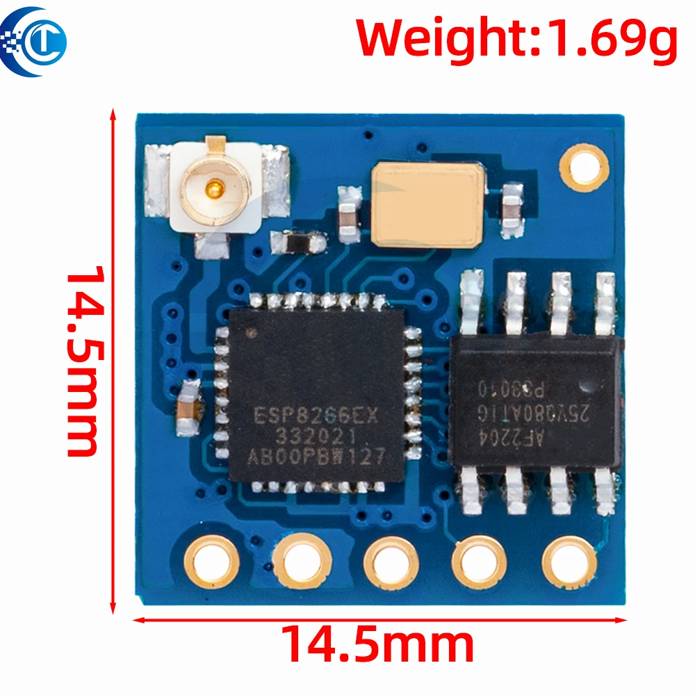 ESP8266 ESP-05 WiFi Wireless Transceiver Module, AP+STA Mode Remote Serial Communication Module for DIY Electronic Projects