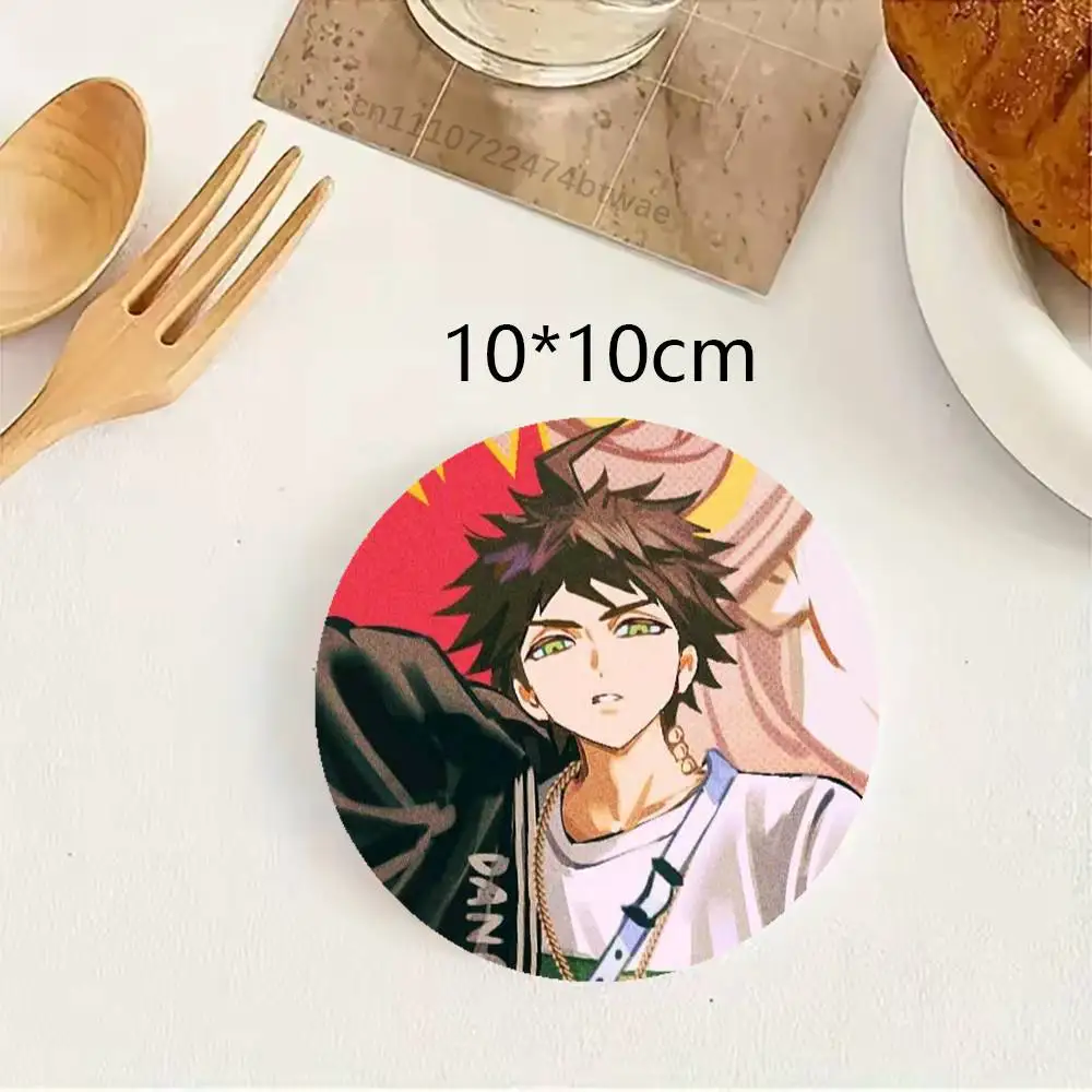 Hajime Hinata D-Danganronpa Izuru Kamakura Wooden Coaster Set, A Must-Have For Holiday Parties, Suitable For Bars, Offices