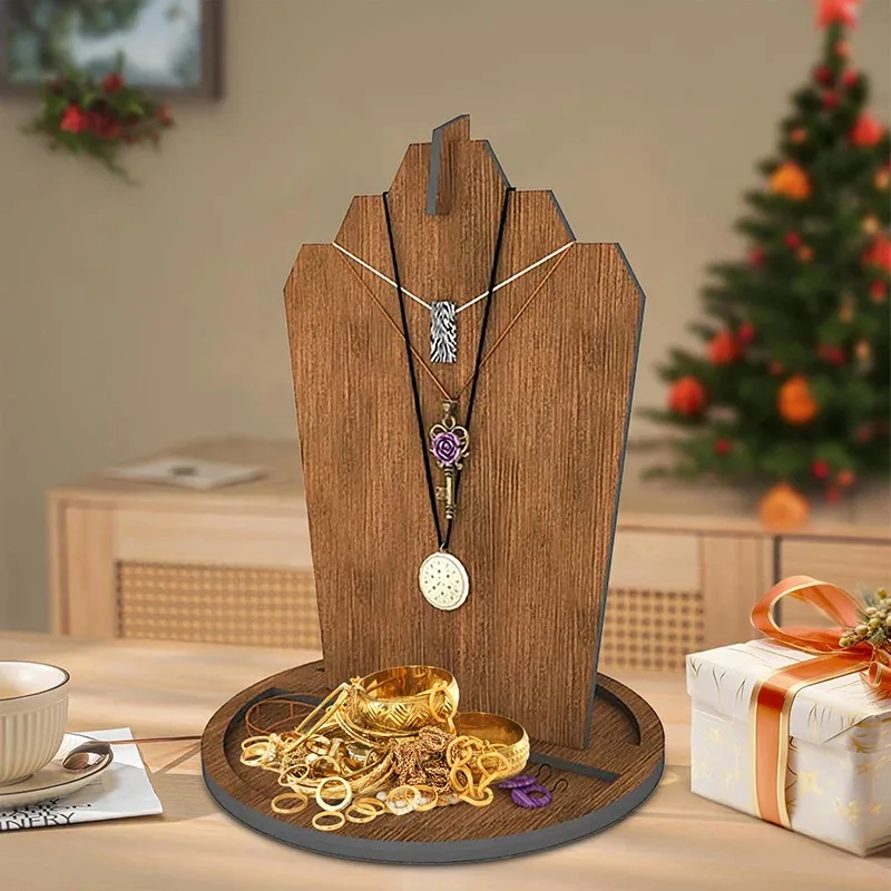 Independent Jewelry Display Stand - Necklace and Earring Accessories Storage Stand, Jewelry Storage Tray