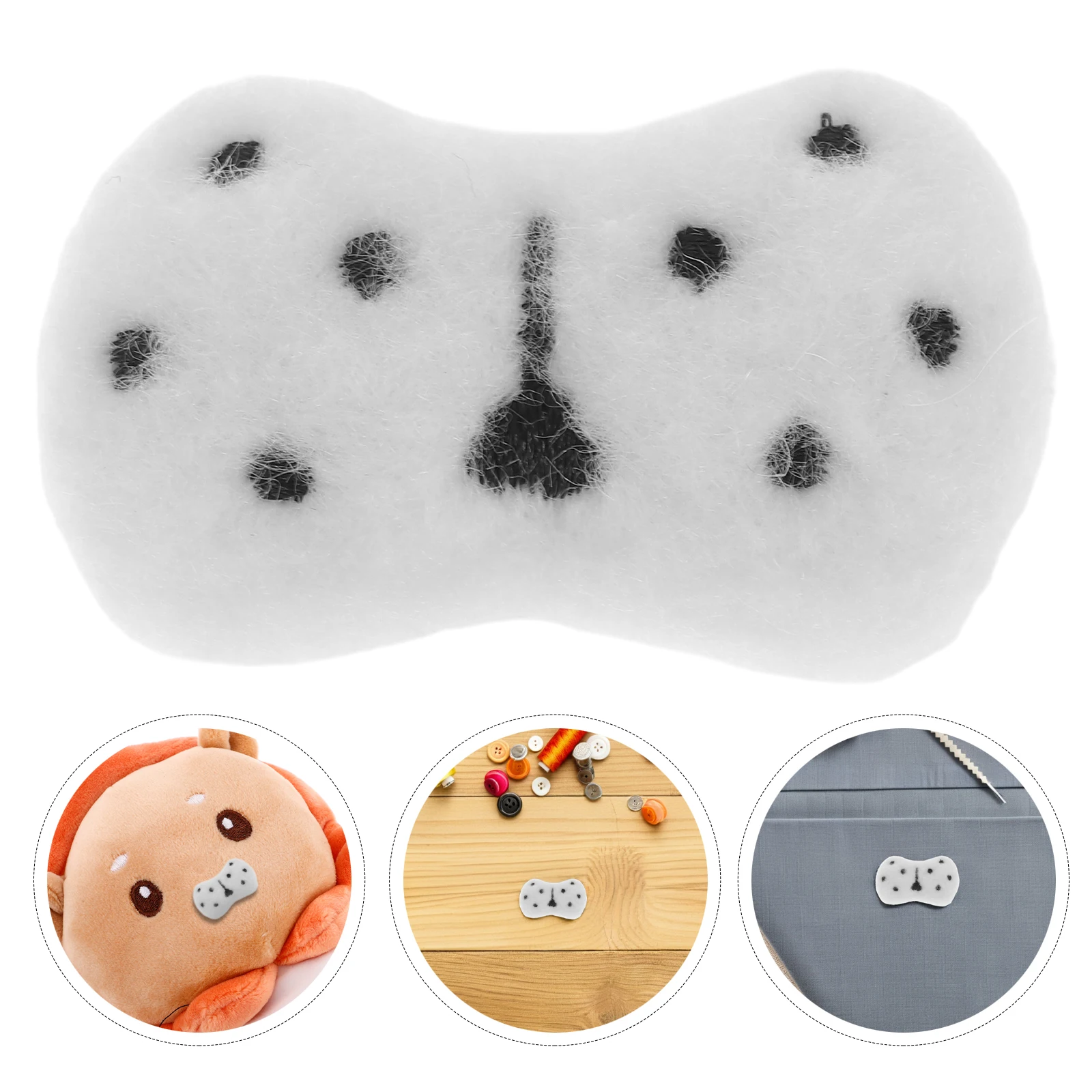 

15 Pcs Nose Accessories Cute Bear and Dog Cloth for Animals DIY Craft Crochet Stuffed