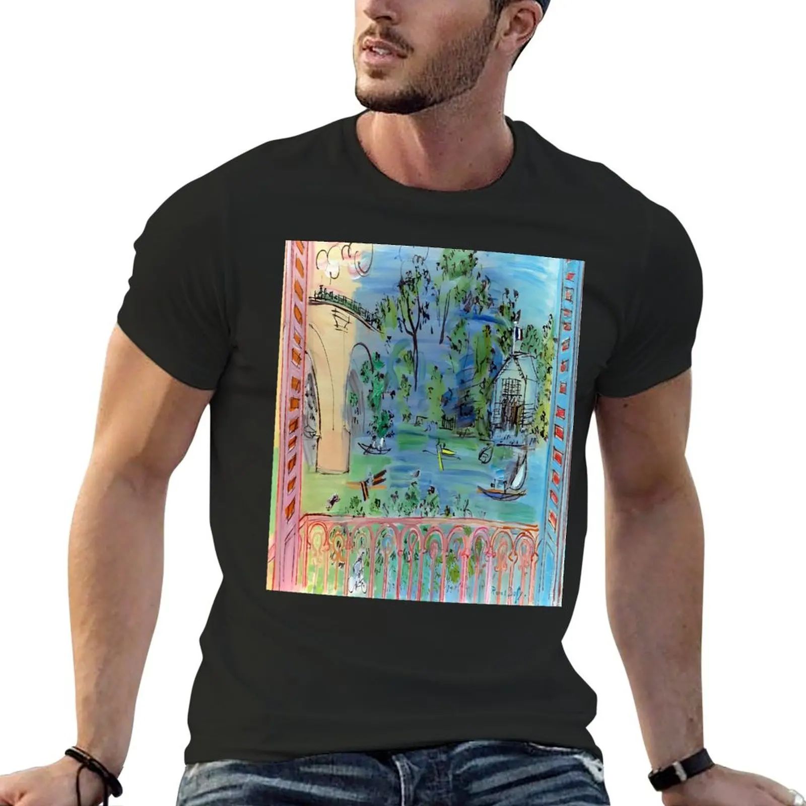 Artwork by Raoul Dufy T-Shirt baggy shirts graphic t shirt vintage blacks mens vintage t shirts