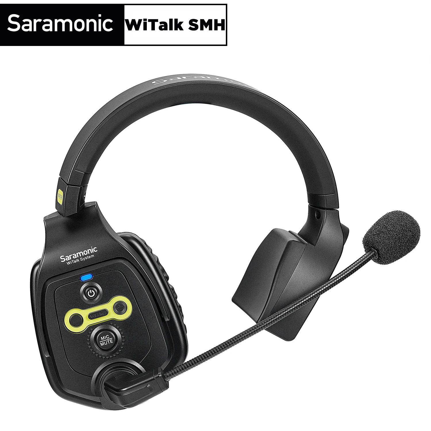 

Saramonic WiTalk SMH Single-ear Master Headset for WiTalk WT5D/S Full-Duplex Communication Wireless Intercom Headsets Microphone