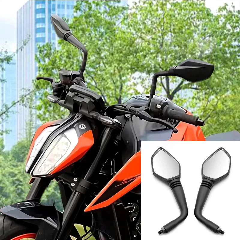 

ABS Motorcycle Rear View Mirror 10MM Side Mirror Universal For KTM Duke 125 250 300 690 790 990 1290 Super Duke