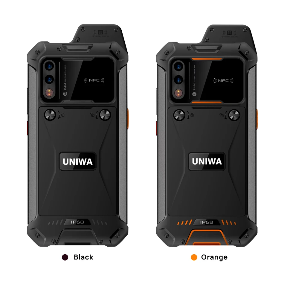 UNIWA W888 MT6765 Helio P35 Octa Core 4GB+64GB ATEX Explosion IP68 Smartphone Andriod11 6.3“ HD Screen 5000mAh NFC Mobile Phone