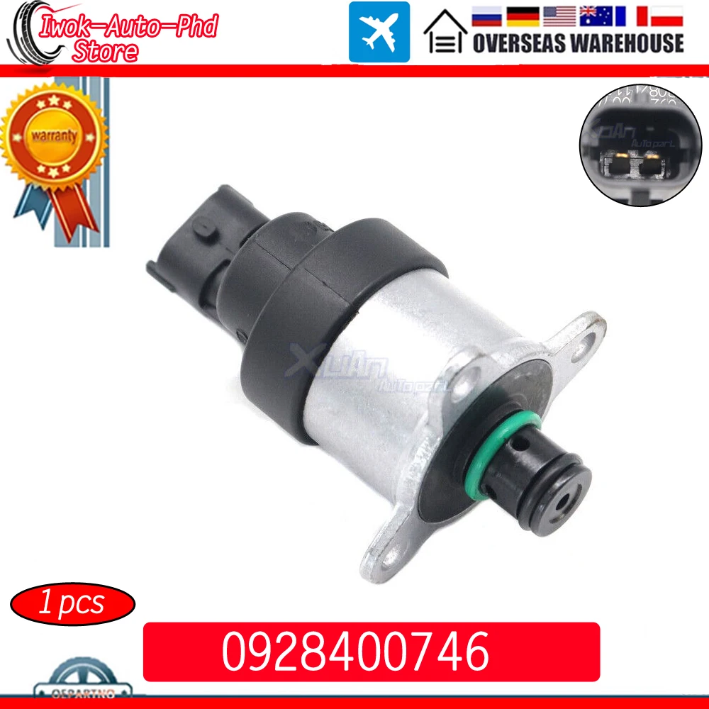 0928400746   Regulador de bomba de combustible de presión de coche, Control de succión, válvula dosificadora SCV para MAN NG TGA TGS TGX NEOPLAN TEMSA Diamond