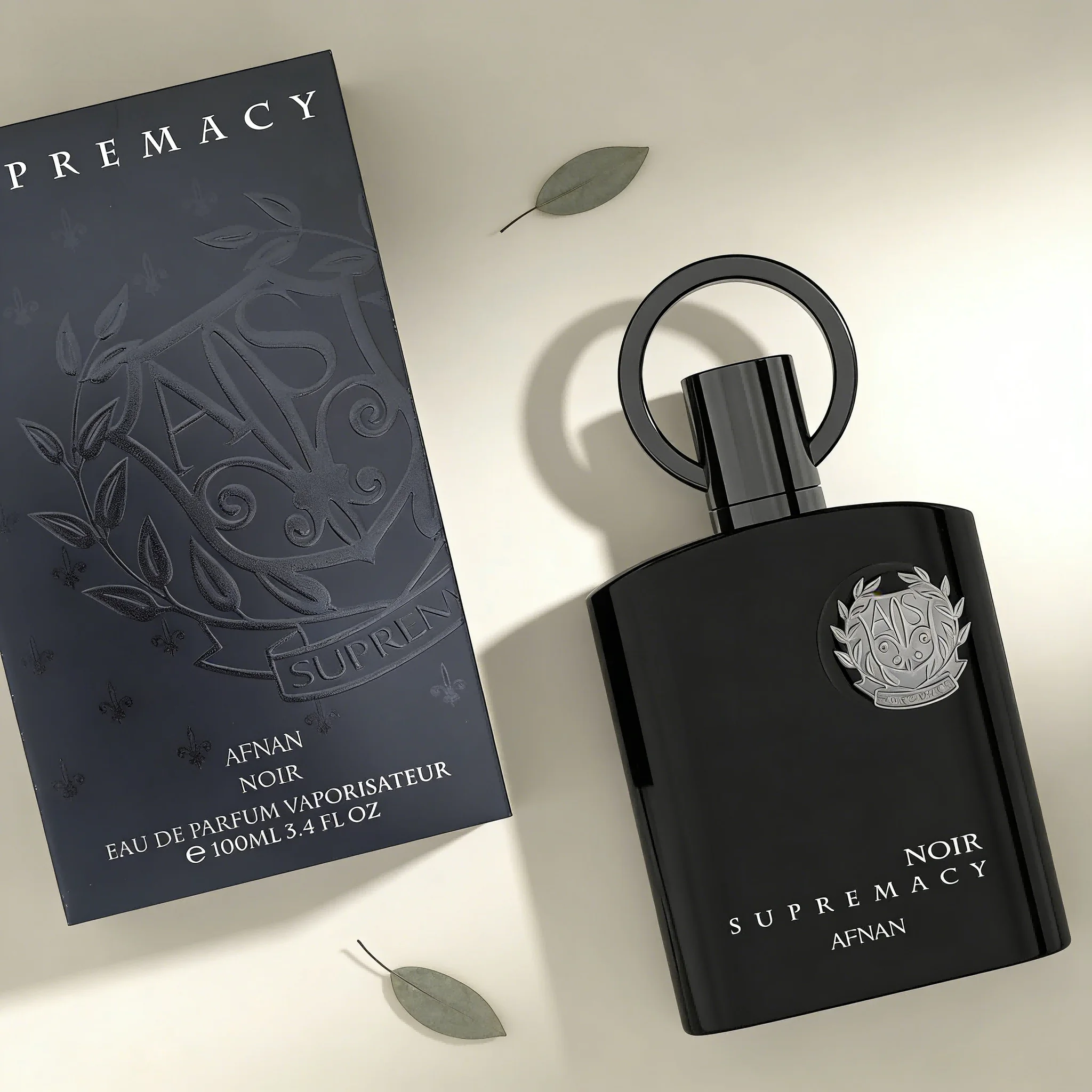 

Afnan Supremacy Noir Men's Eau De Parfum 3.4oz, Rich Oud & Woody Scent, Long-Lasting Masculine Fragrance